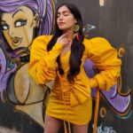 Adah Sharma Instagram - Poll : which Mirchi ? Green or Red ? . . This is how I pose when I'm wondering about which chilli to put in the sambhar 😛 . For @radiomirchi #pepsimirchimusicawards Outfit by- @labelsashe Heels - @miumiu (not visible here . Wait for more pics) Earrings - custom made by my sister's nieces aunt's friends husbands vegetable vendor Styled by - @juhi.ali Hmu- @snehal_uk