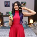 Adah Sharma Instagram - Crazy hair, I don't care! Now, this was only possible because of Vatika Hair Oil's #TheFallenTruth challenge. I introduced hair oiling in my daily routine for 4 weeks and the results were magical. I experienced up to 50% reduction in hair fall and stronger, healthier mane in just 4 weeks. How cool is that? You've to take up the challenge and experience it ! Let me know in the comments below if it helped you too! @daburoilopedia @missmalini . . . Styled by @juhi.ali Outfit @houseoffett Hair @snehal_uk Makeup @siddheshnakhate