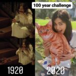 Adah Sharma Instagram - From 1920 to 2020 (taking creative liberty of going into the future by a year) so much has changed , but I was ,am and will always be a vegetarian . So then , and now me eating a stuffed नकली billi @adah_ki_radha . Movies have allowed me to have lived for a hundred years already 👻how lucky am I 💃!!!! . . Very often I'm asked what I was eating so deliciously in the cat scene in 1920. It was noodles, plum cake , ketchup, fake blood, black raisins . All mixed up 🤢🤢🤢 #10yearchallenge