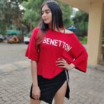 Adah Sharma Instagram - If you could eat only one food for the rest of your life , what would it be ? 🍉🍟🍔🍕🥣🥗🥙🍱🌮 I'm going with rice and sambhar . (New year's resolution - to ask questions that are unrelated to the picture 👻...why? Following my always resolution...to do things for no reason 😈) ok answer ! . . Styled by @juhi.ali Hair @snehal_uk Makeup @siddheshnakhate Wearing @benetton_india Heels (not visible here) @trufflecollectionindia For @zoomtv