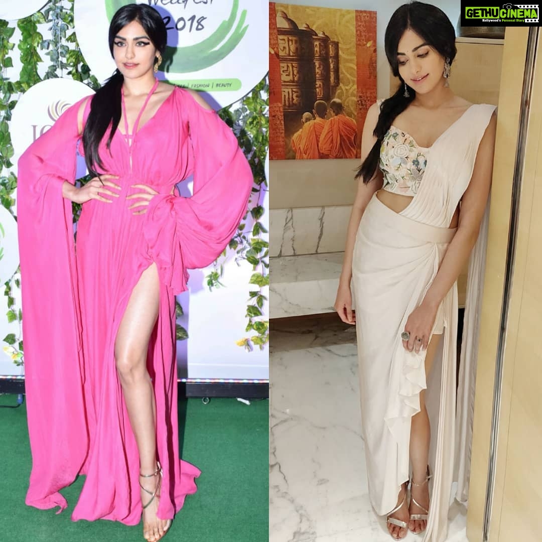 Adah Sharma Instagram - One night ...3 looks (yes you will see the third shortly )💪😘 thank u my lovelies @juhi.ali @snehal_uk this was funnn💃💃💃❤️ . . Wearing @deme_love_ and @kalkifashion @azotiique