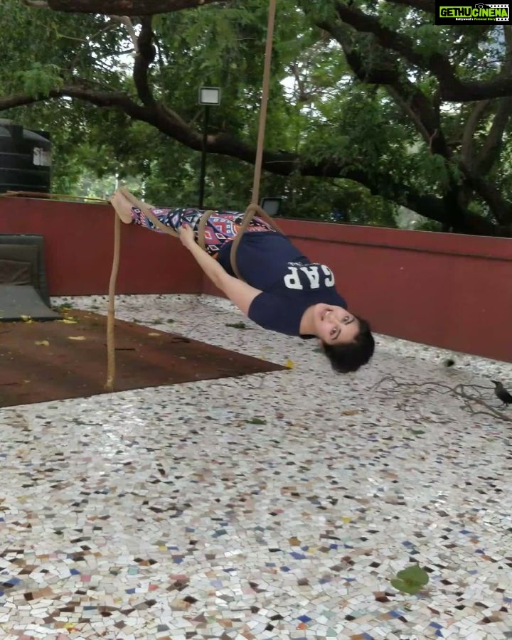Adah Sharma Instagram - Tag someone who should start sleeping like this 💪🤗 . You have all been asking me how I got the bikini body ... So here ... All you have to do is sleep like this (all night 😋) and 8 pack abs free free free ! On a serious note balancing on the rope calls for a lot of stability and core strength 🤸 . . Today is International Mallakhambh day ,being celebrated all over the world ... Uday Deshpande sir this video is for you ❤️❤️ . . . . #mallakhamb #mallakhambday #polemallakhamb #ropemallakhamb #yoga #yogaonpole #yogaonrope #asanas #gymnastics #acrobatics #sports #active #fit #fitness #exercise #workout #strong #athlete #lifestyle #instafit #instaindia #indianheritage #oldartform #HumFitTohIndiaFit #KheloIndia