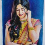 Adah Sharma Instagram - You guys make the most incredible art for me everyday ! Touched ! And I'm going to repost art weekly ..( I can't post every sketch ,painting ) ..but to all the talented artists 😘😘😘 this one is for all of u Repost @creativebasu Faber Castells#polychromous#color pencil love🖌 #traditional look#saree#fan art🖌 finished at last🤗!after more than 10 hours ⏰ it was fun to do detailing,ornaments,tiny texture,but its really difficult challege with pencils .... ..gorgeous actress😍 and dancer @adah_ki_adah .😍😍.hope she may like it.. .. 💕