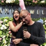 Adah Sharma Instagram - Super event for @danielwellington @harshad.toast !! But what's that growing out of your head ? 😈 For all of who u liked MY pink hair ,he stole my pink hair ! I'm black and red again 🙃😋 . 15% off on purchases from DW's website www.danielwellington.com Use my personalised discount code : DWXADAH