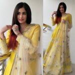 Adah Sharma Instagram - 💛💛💛💛💛 For the event in Thailand Wearing @kalkifashion @instagladucame Hair @snehal_style_hair Pattaya City, Thailand