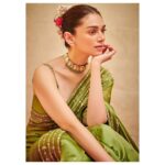 Aditi Rao Hydari Instagram - 💚 'Mandana' by @punitbalanaofficial 💄- @eltonjfernandez 🥻- @stylebyami 📸 - @thehouseofpixels Managed by - @ssubberman #MandanaByPunitBalana #ThePunitBalanaWoman #SpringSummer2021