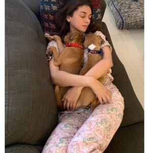 Aditi Rao Hydari Instagram - My girlies... 🤍🤎
#ZoeAndGigi 
#cuddlenazi 
#majormissing 
#puppylove 
#boxersofinstagram