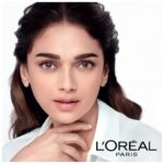 Aditi Rao Hydari Instagram - Super thrilled to be a part of the @loreal family! Stay tuned for skin as bright and clear as crystal... 💎 #ItsCrystalClear #LorealCrystal #CrystalMicroEssence
