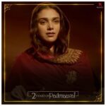 Aditi Rao Hydari Instagram – Thank you Sanjay sir for making me your Mehrunissa.❤️ #ForeverBlessed #Mehru #ThisDayThatYear  #2YearsOfPadmaavat