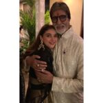 Aditi Rao Hydari Instagram - The bestest eternally... @amitabhbachchan 🖤 #Diwali #LuckyMe