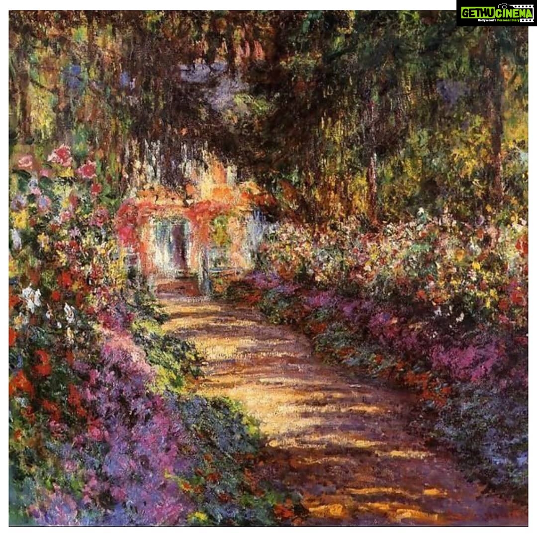 Aditi Rao Hydari Instagram - I must have flowers, always, and always. - Claude Monet #Monet #ParadiseLost #NeverGrowUp
