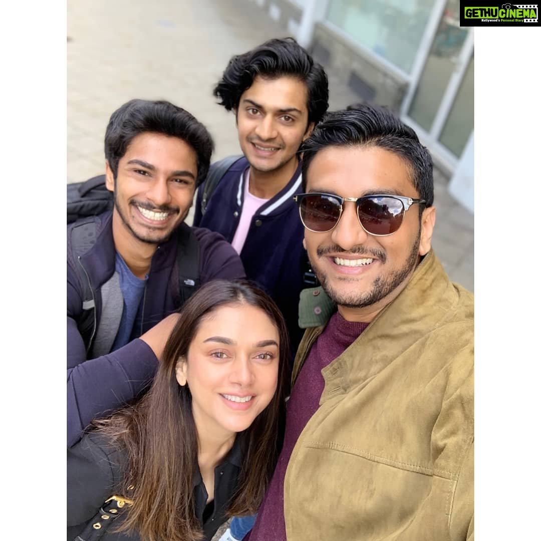 Aditi Rao Hydari Instagram - The most important responsibility as a brother is making sure your sister gets her selfie angles right every time! 🤭 #Sacrifice #BrothersAndSisters #Rakhi