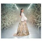 Aditi Rao Hydari Instagram - Thank you @pankajandnidhi.... for chosing me to close your debut couture show... debuts are super special! Big luck on your new journey into the world of couture... #PankajNidhi #PankajandNidhi #Mosaiq #PankajNidhiCouture #ICW2019