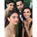 Aditi Rao Hydari Instagram – Right before #WorldCup fever takes over…. at the @homeofcricket to support our boys in blue… Go #India @dianapenty @rajkummar_rao @Patralekhaa #IndianCricketHeroes