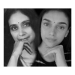 Aditi Rao Hydari Instagram - The reflection can never match up to the original... Ps- But i try ☺️♥️ #mysuperhero #archangelamma #mymummybestest #HappyMothersDay to my Amma and to all you beautiful mamas ♥️😘🤗