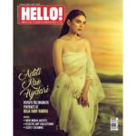 Aditi Rao Hydari Instagram - Time travel with @hellomagindia and me into Raja Ravi Varma’s world... a reimagining of ‘fresh from a bath’ #TarunVishwa #SanjayGarg #CoverGirl #MarchIssue #onstandsnow