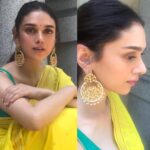 Aditi Rao Hydari Instagram - #chennai #wedding #sunshineyellow #sari @raw_mango @minerali_store @sanamratansi ❤️😘🙏🏻