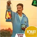 Akshay Kumar Instagram - Watch #ToiletEkPremKatha tomorrow at 12 Noon on @zeecinema as we celebrate the 3rd Anniversary of #SwachhBharat mission. #TEPKOnZeeCinema