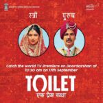 Akshay Kumar Instagram - Don't forget to catch #ToiletEkPremKatha for the first time on television tomorrow at 10.30 am only on DD National! #SundaySorted :)