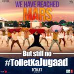 Akshay Kumar Instagram - Hum Mars tak pahunch gaye hai, lekin Toilet tak ka safar nahi karna chahte, kyun? #ToiletKaJugaad song out tomorrow between 10 and 10.30 am. @toiletthefilm