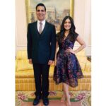 Akshay Kumar Instagram – ‪Keshav aur Jaya united in London! All set to start @toiletthefilm promotions!Catch us LIVE on my Facebook at 3.45 pm IST today. @psbhumi #ToiletUKTakeOver ‬