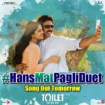 Akshay Kumar Instagram – ‪Hanste hanste Keshav aur Jaya ko pyaar ho hi gaya! #HansMatPagliDuet song out tomorrow at 10:30am. ‬@psbhumi @toiletthefilm