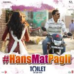 Akshay Kumar Instagram – ‪Tere raste pe mera din kat jaega, #HansMatPagli pyaar ho jaega. Song out tomorrow. @ToiletTheFilm @psbhumi ‬