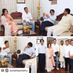 Akshay Kumar Instagram - Thank you so much for your kind words and time Sir. Looking forward to associating and making a difference 🙏🏻 #SwachchAzaadi #Repost @sureshpprabhu ・・・ Pleasure meeting Shri Akshay Kumar,fine actor,wonderful human being.Appreciate his efforts to spread awareness about #SwachhBharat through the powerful medium of cinema