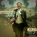 Akshay Kumar Instagram - ‪Muskuraiye, #JollyOnStarGold kal 1 baje 😀 Have a JOLLY good #SundayFunday! #JollyLLB2 ‬