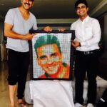 Akshay Kumar Instagram – ‪Received this amazing gift made out of numerous Rubik’s Cube by this Rubik’s Cube genius,💯for creativity! Thank you Girish,may you make and break more records 😊‬