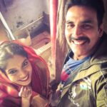 Akshay Kumar Instagram – A very good morning from Bhumi and me from the sets of Toilet – Ek Prem Katha! First day it is…need your best wishes 🙏🏻 #TEPK