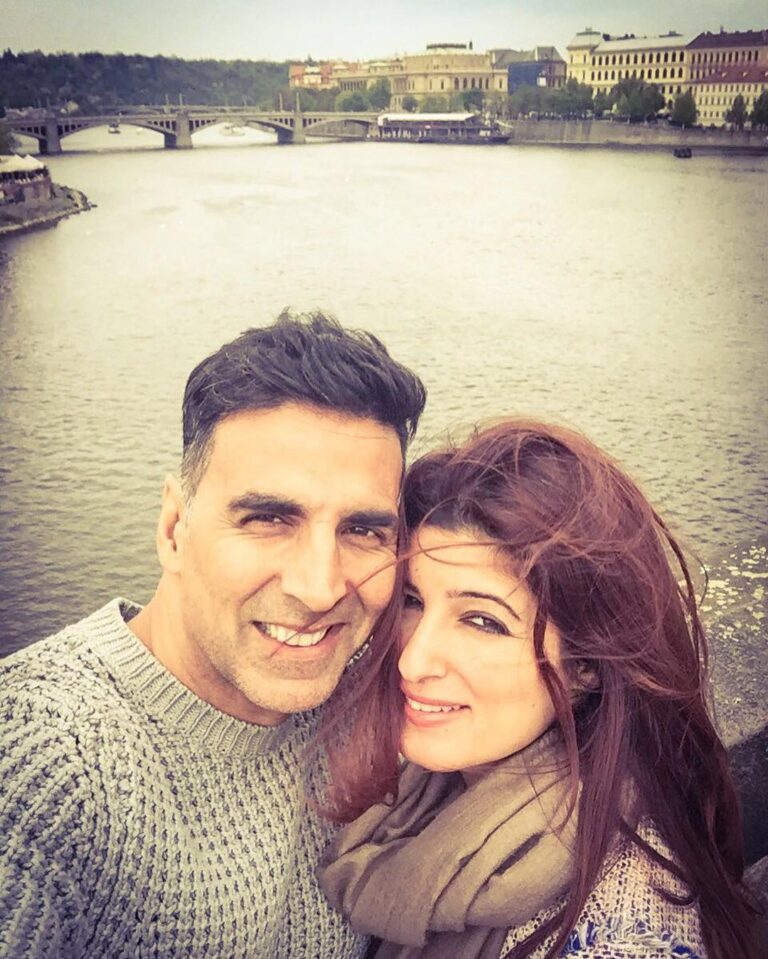 Akshay Kumar Instagram - The perfect getaway from the Mumbai heat, chilling quite literally with my partner in crime :) #vacaymode #holidayvibes