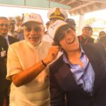 Akshay Kumar Instagram – Proud moment in a father’s life, when the Prime Minister pulls your son’s ear in jest & calls him a good boy ;) #IFR2016