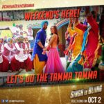 Akshay Kumar Instagram – #TGIF! Weekend’s here, good enough reason to do the tamma tamma. What’s yours? #CinemaDekheMamma
