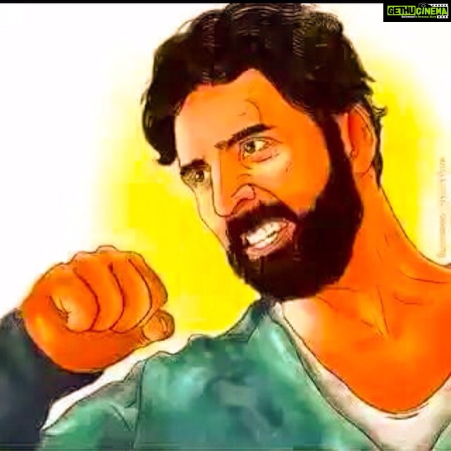 Akshay Kumar Instagram - Need to thank this talented fan for making such a  cool 80's Action Cartoon of #Gabbar! Its really good. Love to all for ur  support 😊 #GabbarIsBack - Gethu Cinema