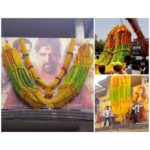 Akshay Kumar Instagram - Just when I felt you'll have given me enough love,you'll go ahead & do this...hire a crane to garland my poster!Never felt so loved! Thank u a million times over :) #GabbarIsBack