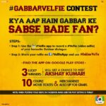 Akshay Kumar Instagram – Which is your favorite #GabbarIsBack dialogue?
Participate in the #GabbarVelfie contest and share it with us!