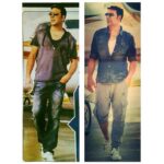 Akshay Kumar Instagram - SUPERB Effort Every1, the 5 similarities are 1) Same Plane 2) Same Pose 3) Same Glasses 4) Same Shoes 5) Same Day ;)