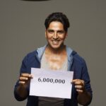Akshay Kumar Instagram – 6 million Akkians on #Facebook and counting :) #blessed