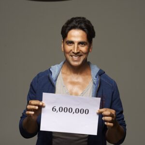 Akshay Kumar Instagram - 6 million Akkians on #Facebook and counting :) #blessed