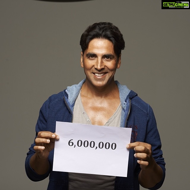 Akshay Kumar Instagram - 6 million Akkians on #Facebook and counting :) #blessed