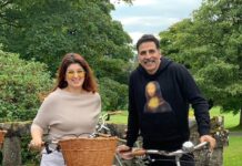 Akshay Kumar Instagram - Here’s to another year of questionable life decisions. But I’m so glad I get to make all of them with you ♥️ Happy birthday Tina 😘