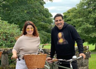Akshay Kumar Instagram - Here’s to another year of questionable life decisions. But I’m so glad I get to make all of them with you ♥️ Happy birthday Tina 😘