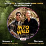 Akshay Kumar Instagram - A sneak peek into what awaits you guys in #IntoTheWildWithBearGrylls...catch us LIVE here in conversation with @_vaanikapoor_ tomorrow at 2 pm IST. See you! #AKandBGLIVE @beargrylls @discoveryplusindia @discoverychannelin