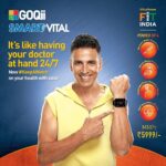 Akshay Kumar Instagram - In these times it is crucial to #KeepAWatch on your health. GOQii brings you the GOQii Smart Vital, a cutting-edge smart watch that reads your blood oxygen levels, body temperature, heart rate, blood pressure to keep you & your family safe! Get it from the GOQii store https://bit.ly/3b94CxP #BeTheForce @goqiilife #Ad
