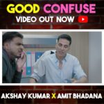 Akshay Kumar Instagram - It's a case of Good Confu-wwz if you can call it!😂 Had a blast with @theamitbhadana during this shoot. #GoodNewwz in cinemas 27th December. VIDEO LINK IN BIO @dharmamovies