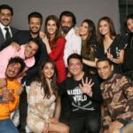 Akshay Kumar Instagram – Last night was a #HouseFull of fun with friends from Housefull 1, 2, 3 and 4🕺Gearing up for 5? I don’t know 😜😂 @bachchan @riteishd @kritisanon @iambobbydeol @jacquelinef143 @kriti.kharbanda @wardakhannadiadwala @chunkypanday @hegdepooja @farhadsamji #SajidNadiadwala