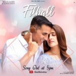 Akshay Kumar Instagram - Just few hours left for #Filhall, a song which touched my heart. Stay tuned, song out at 5 pm today! @nupursanon @bpraak @jaani777 @arvindrkhaira @ammyvirk @desimelodies #CapeOfGoodFilms #FilhallSong