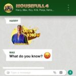 Akshay Kumar Instagram - Ab koi bhi group chat par kuch bhi pooche toh you can always say “I don’t know!” #Housefull4 is here to bring some laughter to your conversations. Download the #Housefull4Stickers NOW! #Housefull4 Link in bio.