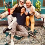 Akshay Kumar Instagram – I started my career with these two and it’s amazing to still be working with them…we’ve laughed , punched each other, grown up and grown together, beautiful people who I call friends ❤️ @anupampkher  @gulshangrover #HappyShinyPeople